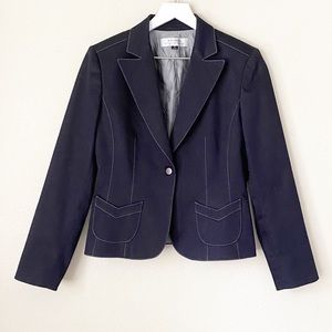 Tahari Arthur S. Levine Single Button Blazer